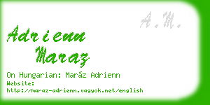 adrienn maraz business card